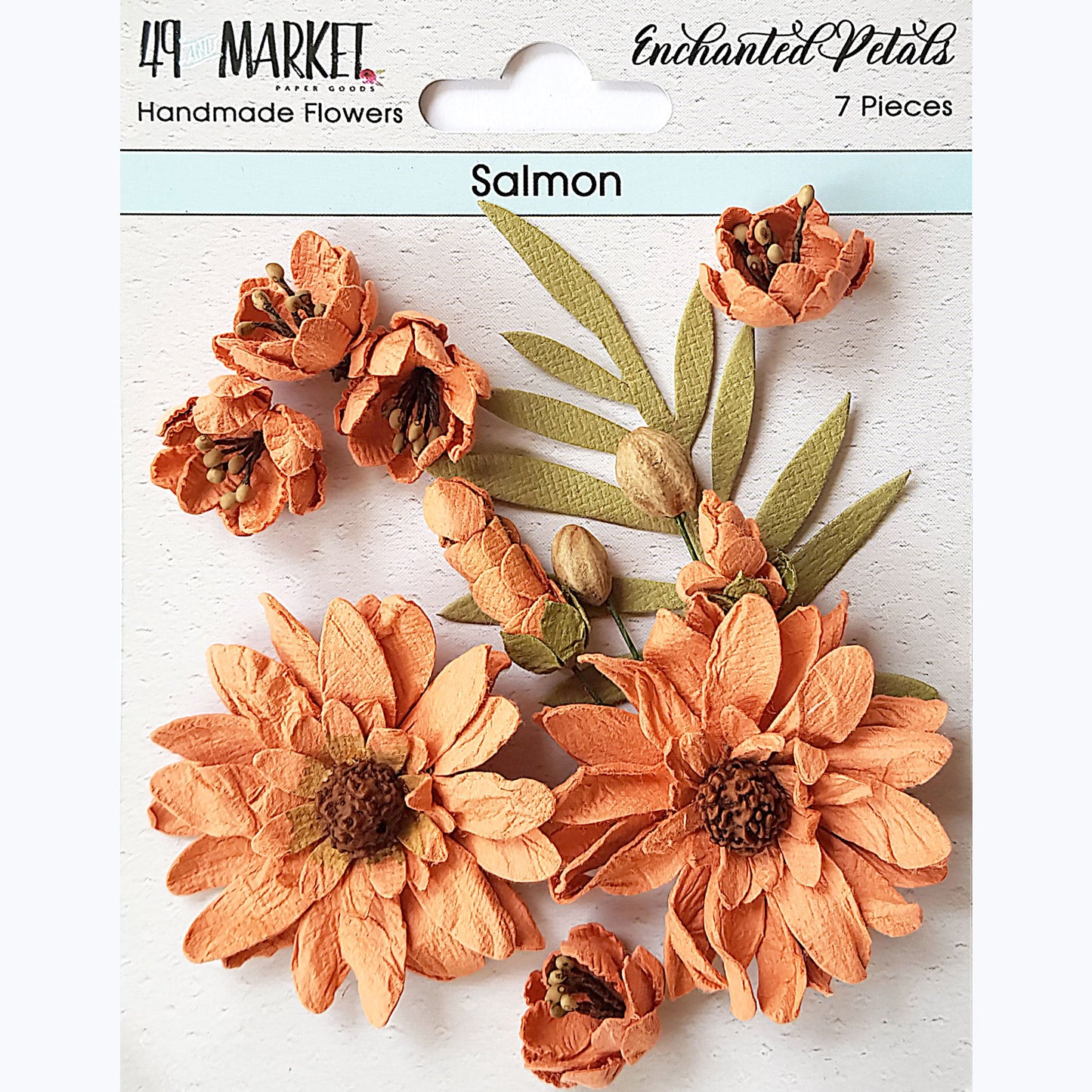 49 and Market - Enchanted Petals - Salmon