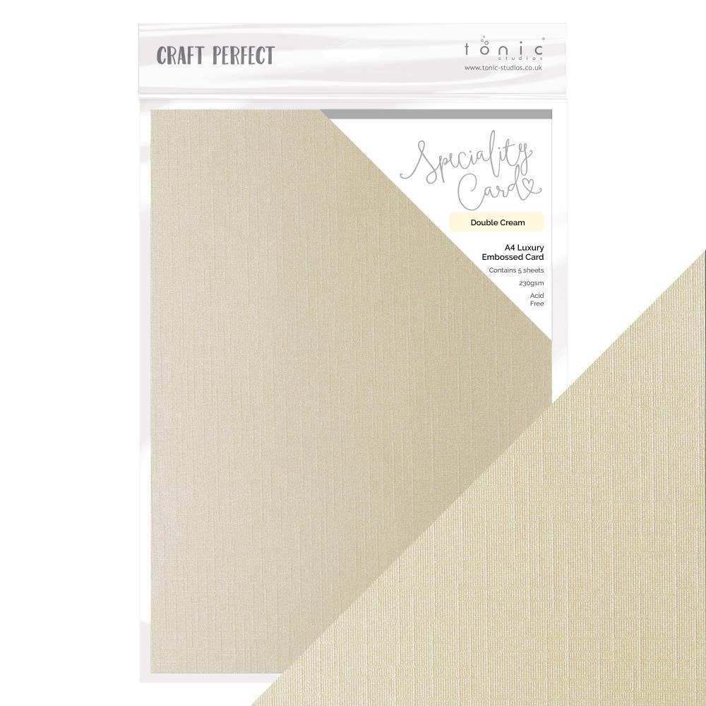 Craft Perfect Cardstock - double cream