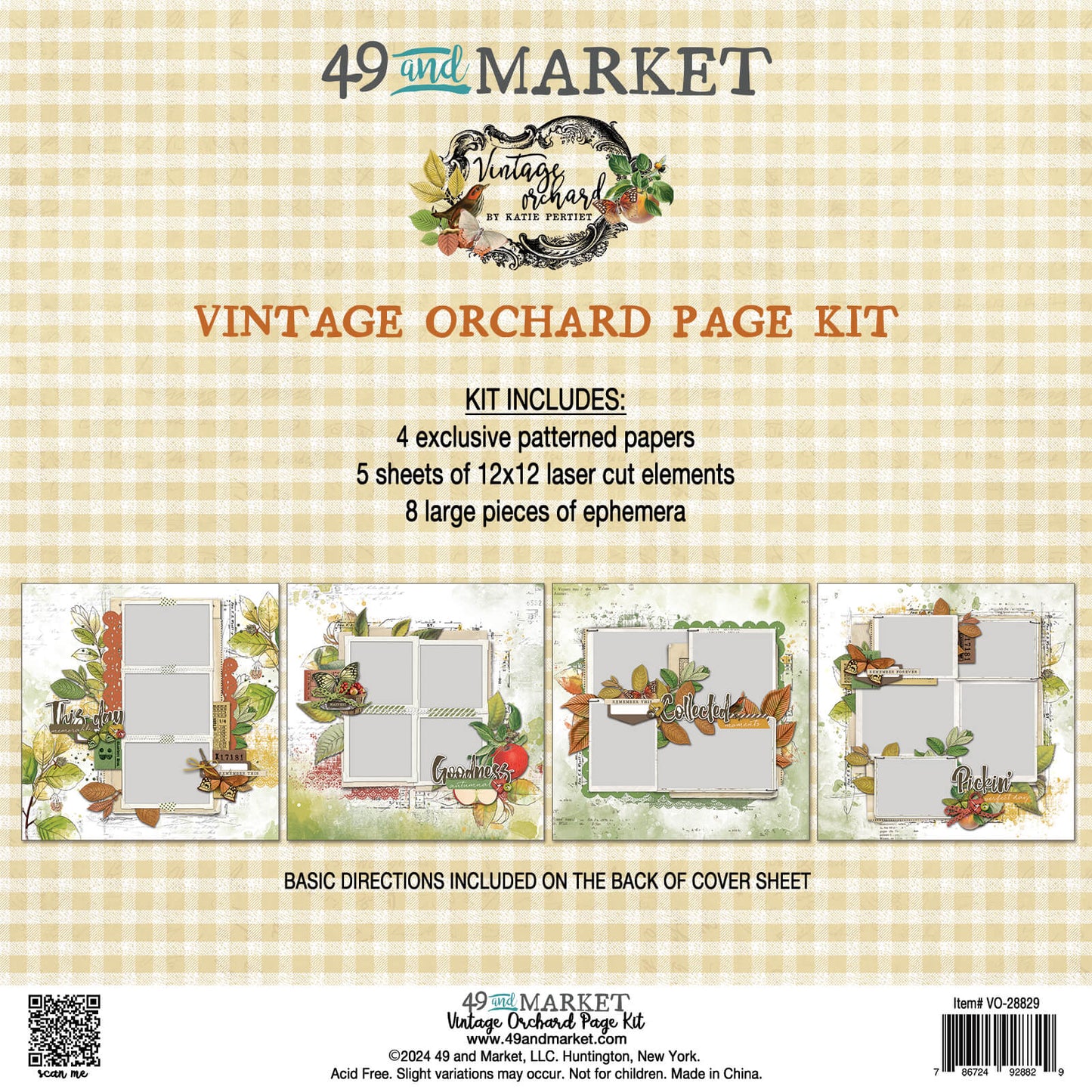 49 and Market Vintage Orchard Page Kit