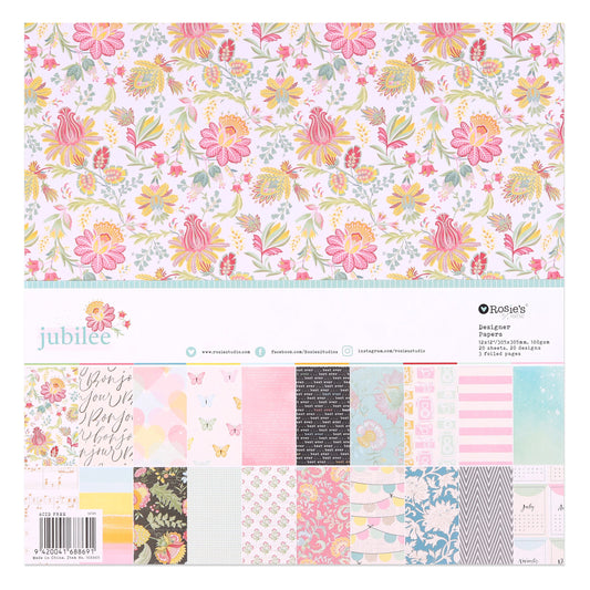 Rosie's Stuido- Jubilee -Designer Paper Pack