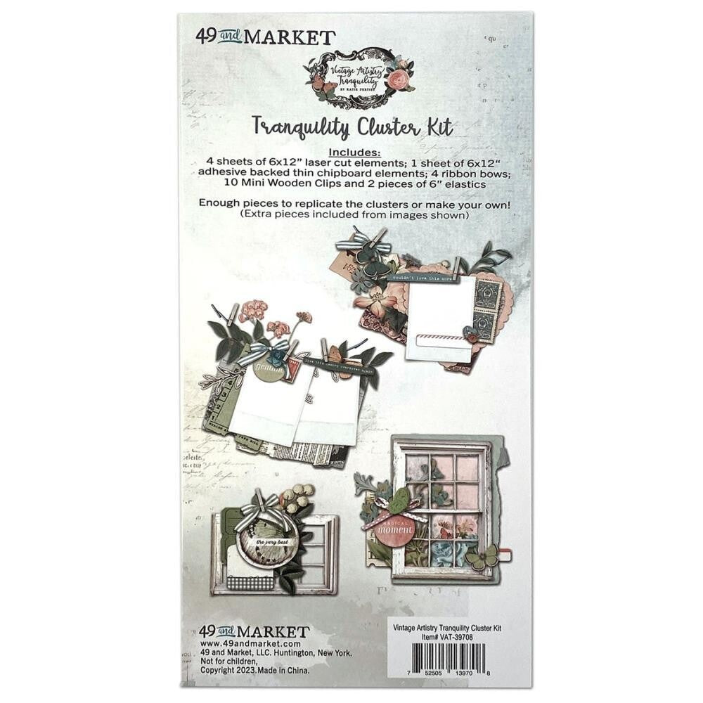 49 and Market - Vintage Artistry - Tranquility - Cluster Kit