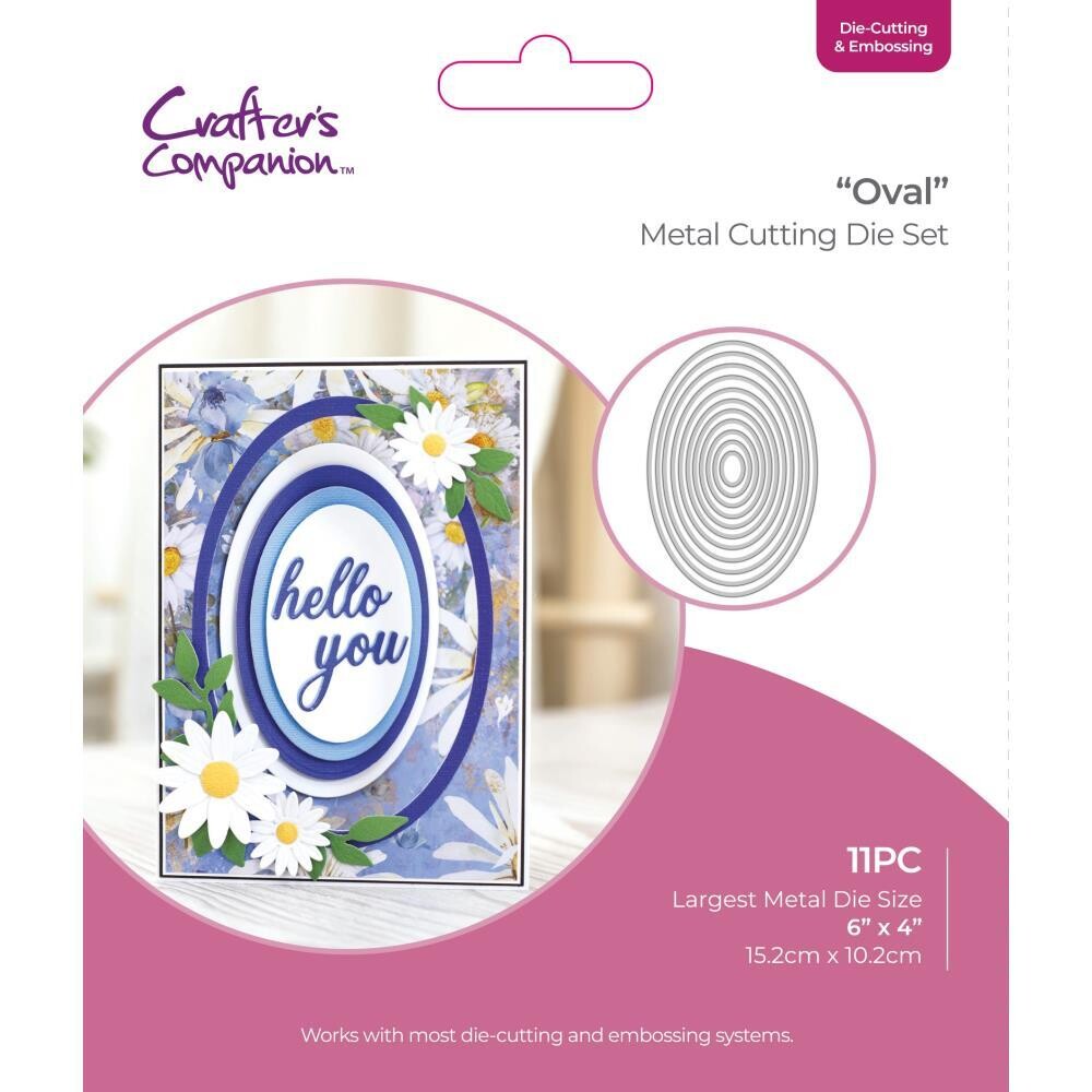 Crafters Companion - Oval Nesting Metal Cutting Dies