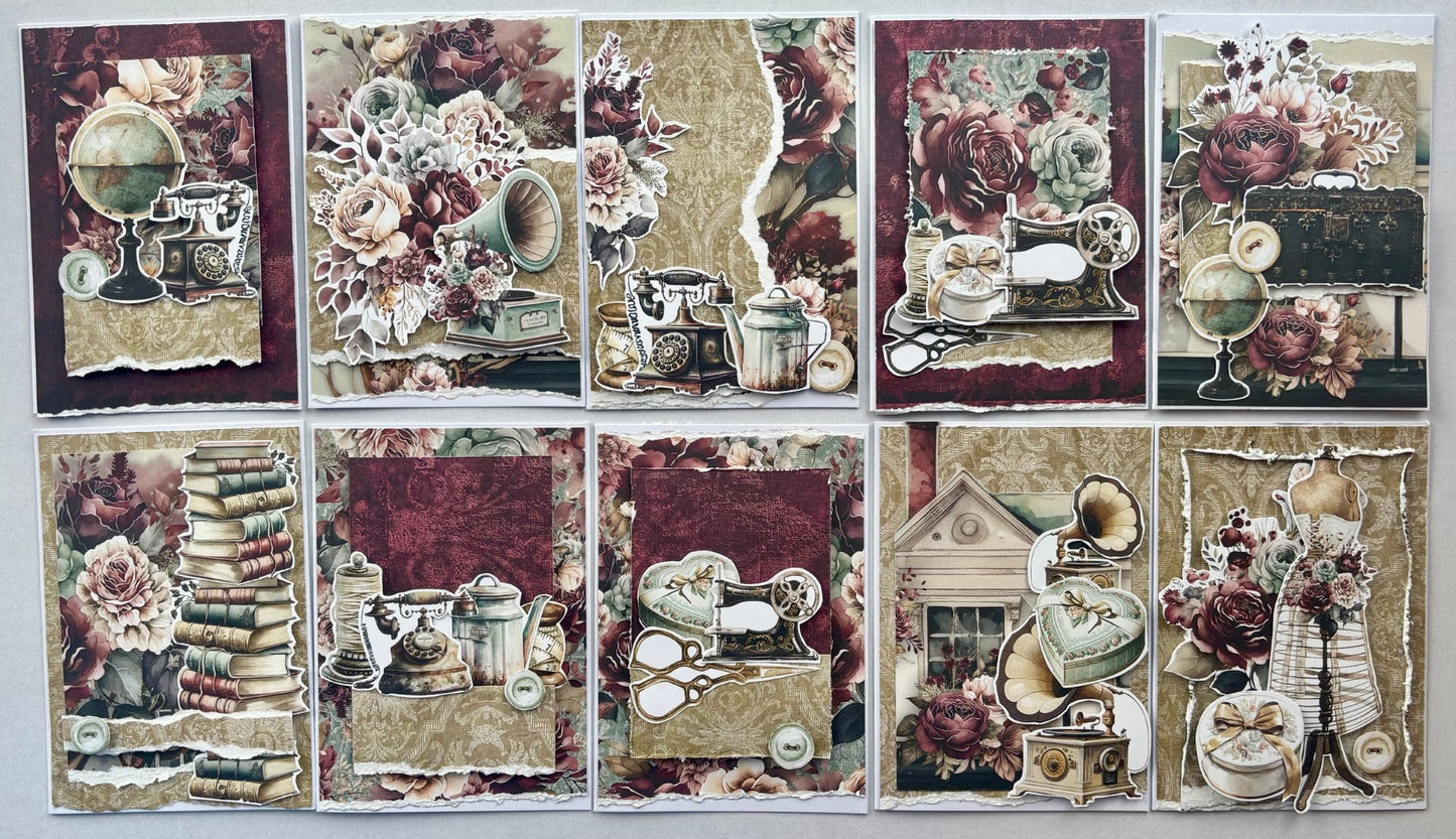 Antique Shop Cards- Mintay