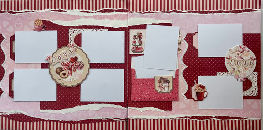 Chocolate kiss Double Layout- Mintay