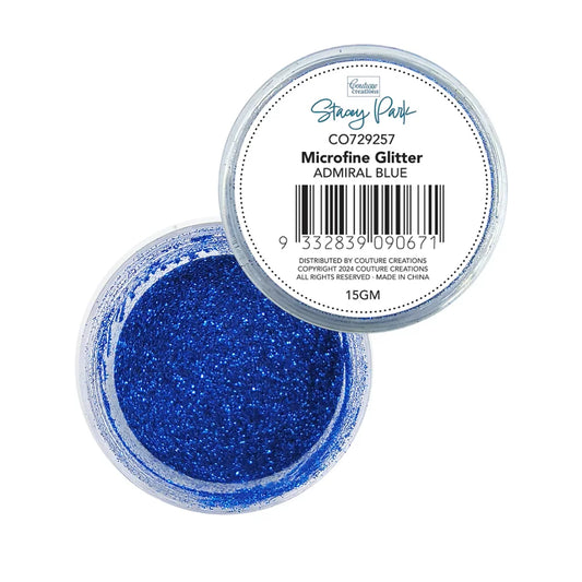 Couture Creations Stacey Park MICROFINE GLITTER - ADMIRAL BLUE 15gm CO729257