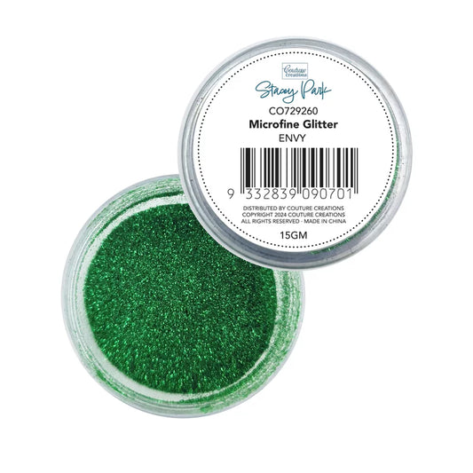 Couture Creations Stacey Park MICROFINE GLITTER - ENVY 15gm CO729260