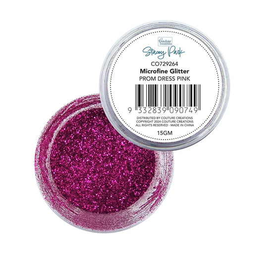Couture Creations Stacey Park MICROFINE GLITTER - PROM DRESS PINK 15gm CO729264