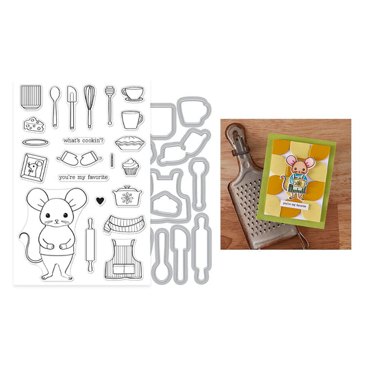 Hero Arts What's Cookin'? Stamp & Cut Set