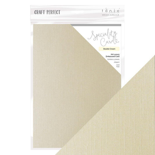 Craft Perfect Cardstock - double cream