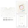 Spellbinders Sparkle Background Glimmer Hot Foil Plate and Die Set glp-438*
