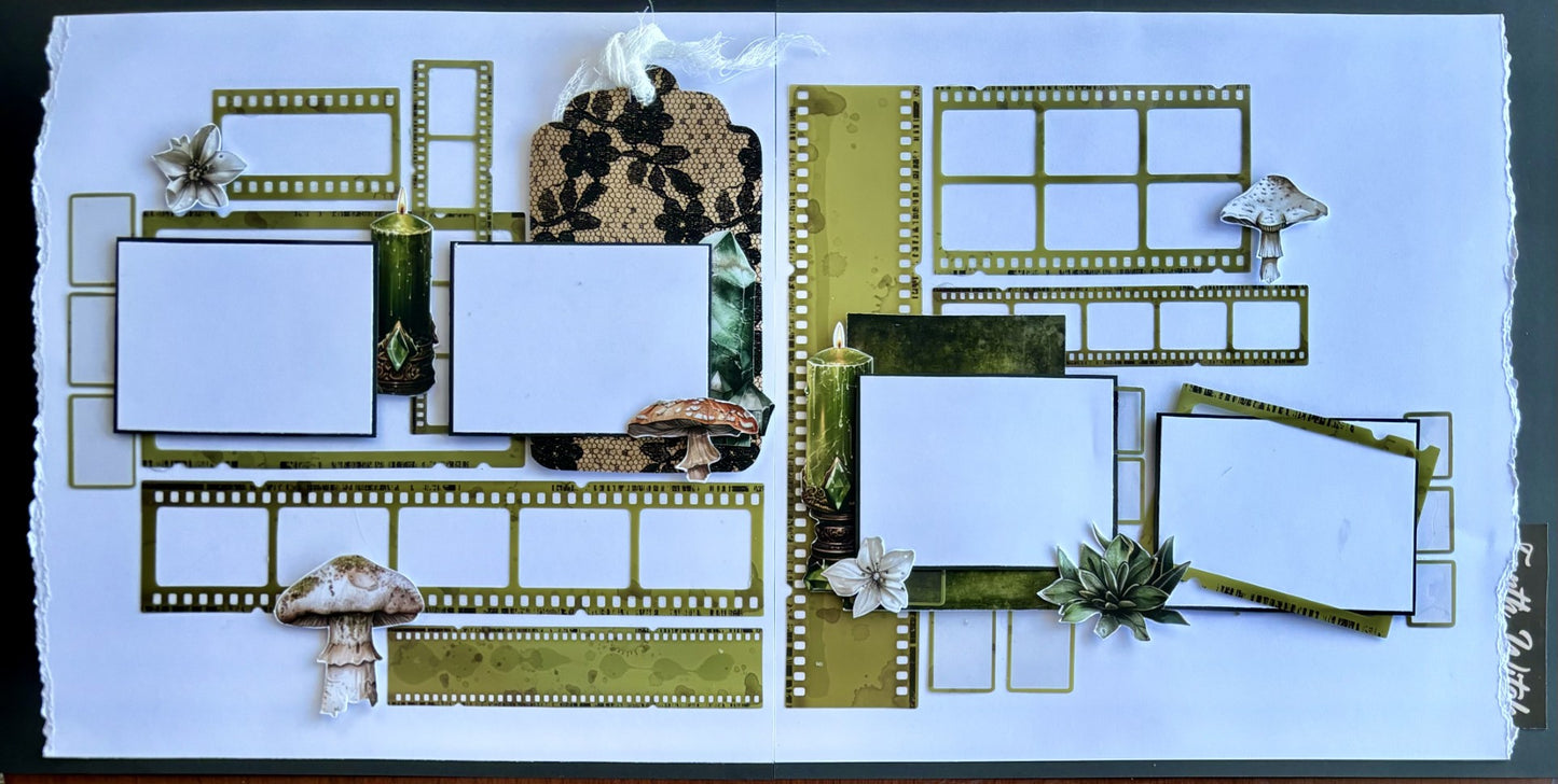 Earthy scrapbooking kit