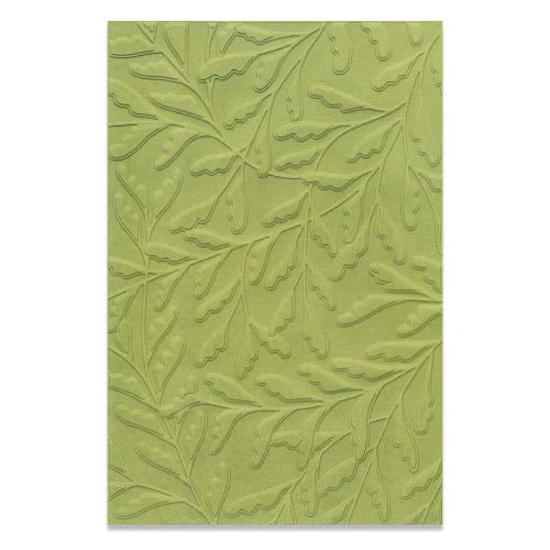 Delicate Leaves Embossing Folder Sizzix 666139