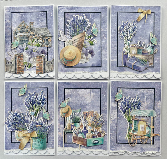 Lavender Love Cards- Mintay