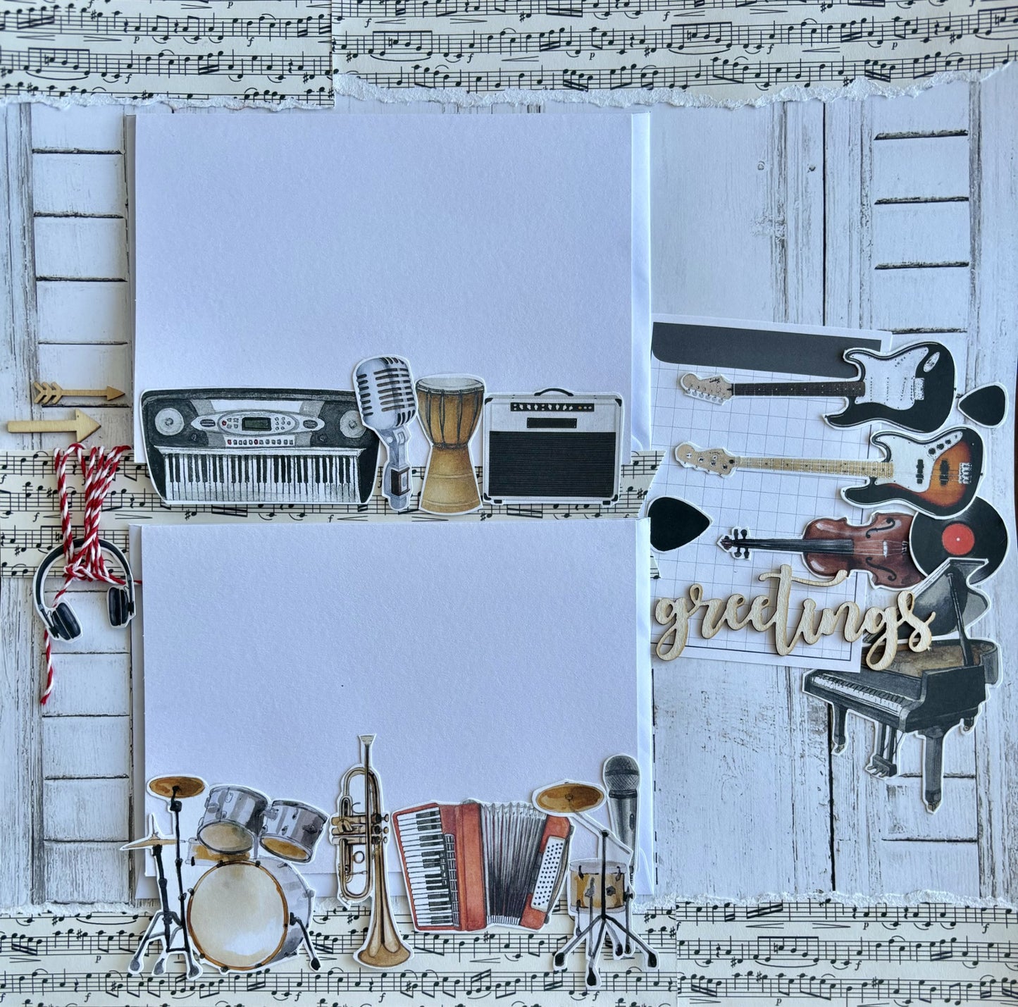 Music scrapbooking kit