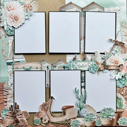 Sunset Beach scrapbook kit